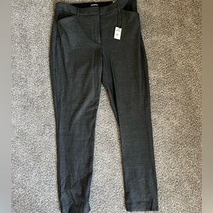 Dark grey dress pants. Skinny, size 12.